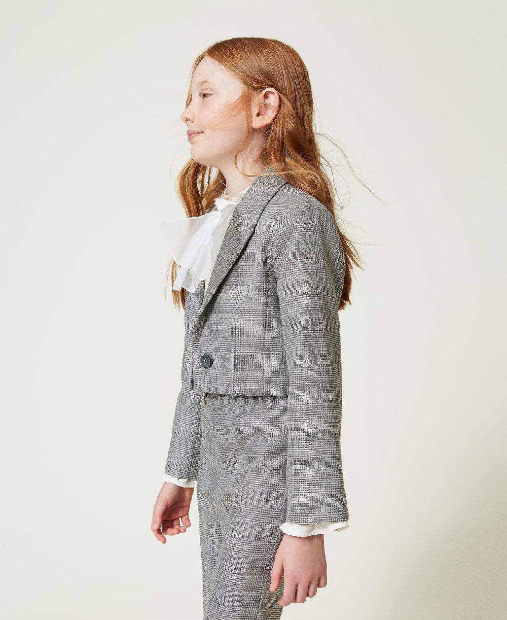 Scee by twin set Giacca spencer in principe di Galles Saldi