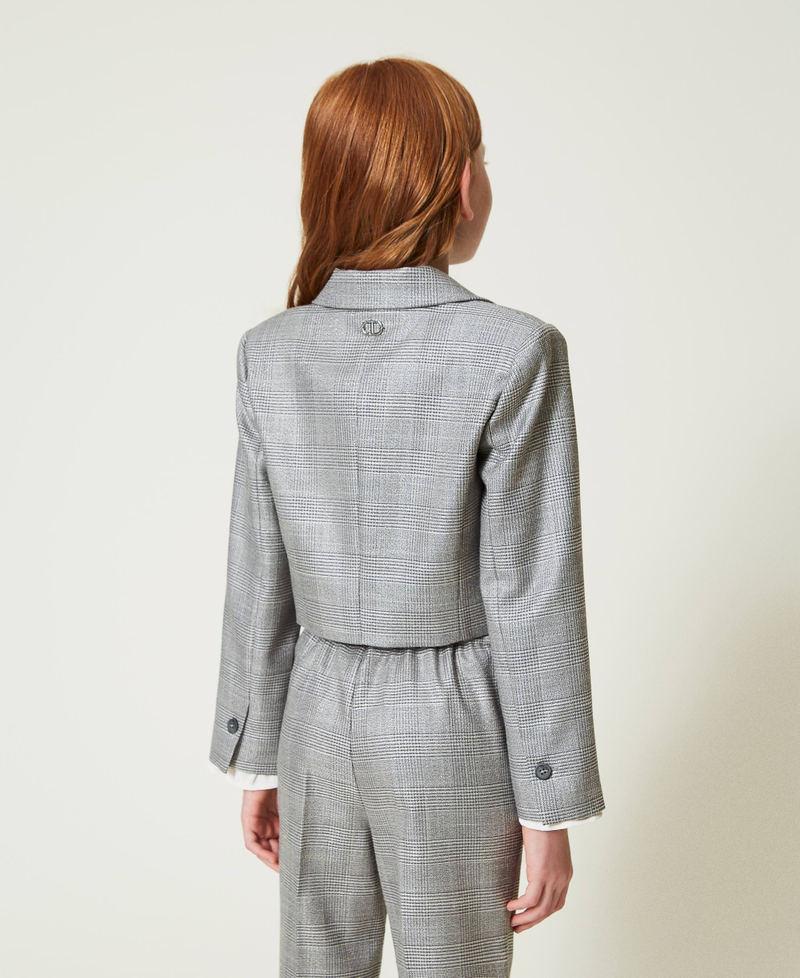 Scee by twin set Giacca spencer in principe di Galles Saldi