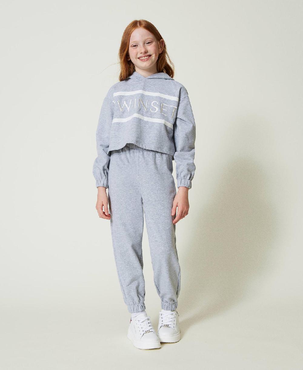 Scee by twin set Pantaloni joggers in felpa Vendita Economica