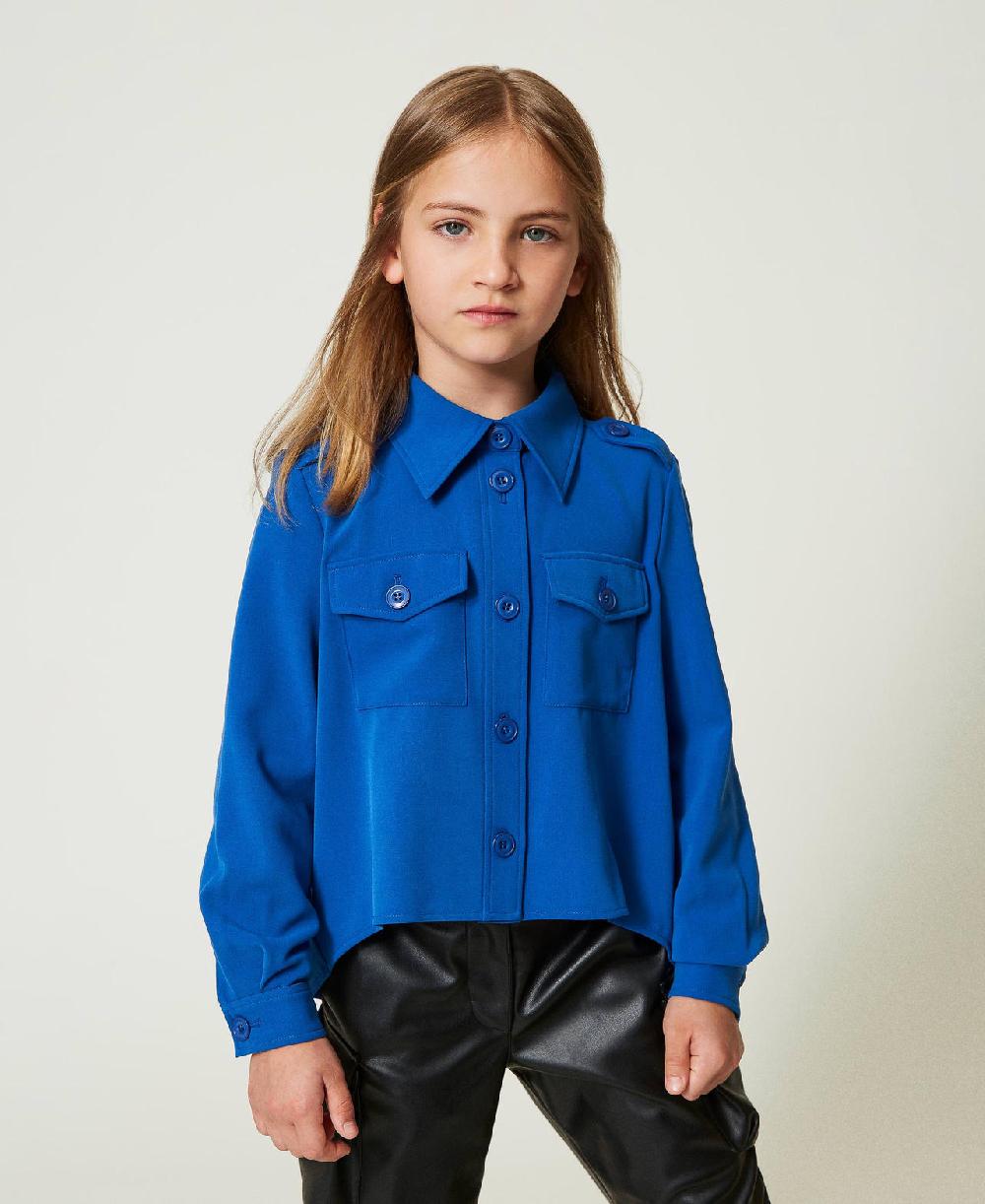 Scee by twin set Giacca overshirt in flanella 2025