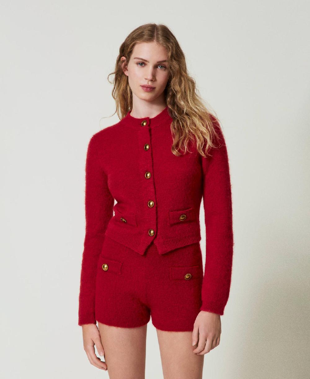 Scee by twin set Cardigan 'Anne' in misto mohair Promozione Limitata