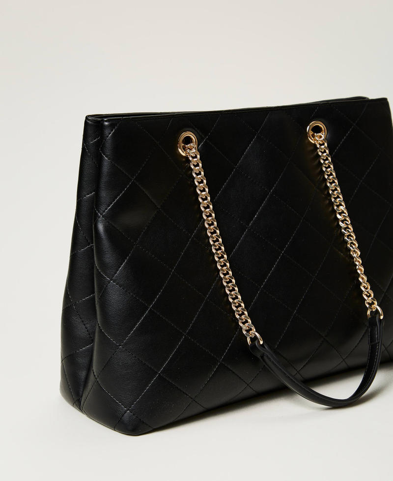Scee by twin set Borsa shopper con chiusura Oval T In Saldo