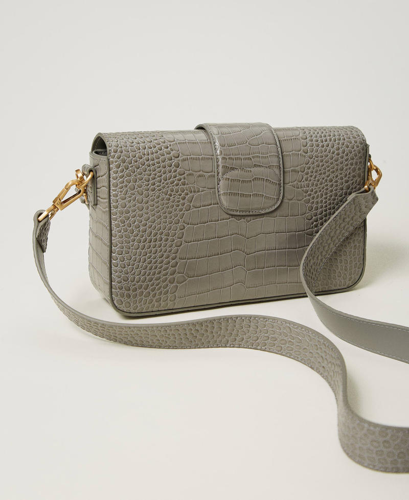 Scee by twin set Borsa a tracolla 'Amie' media a stampa cocco In Linea
