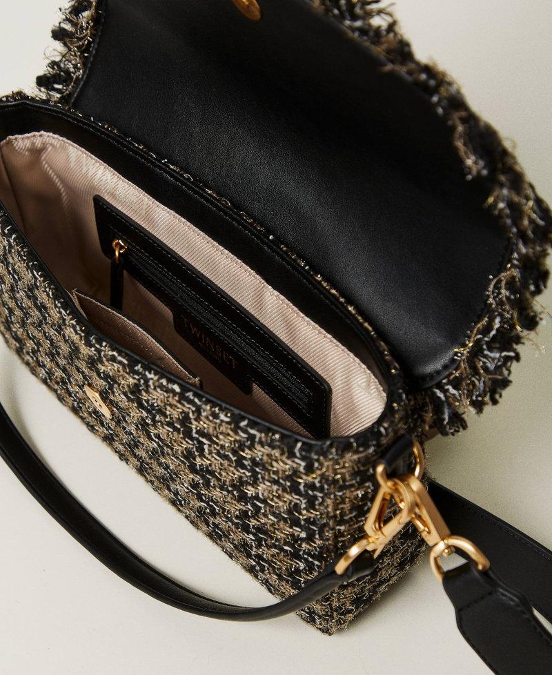 Scee by twin set Borsa a tracolla 'Amie' media in tweed Nuovo