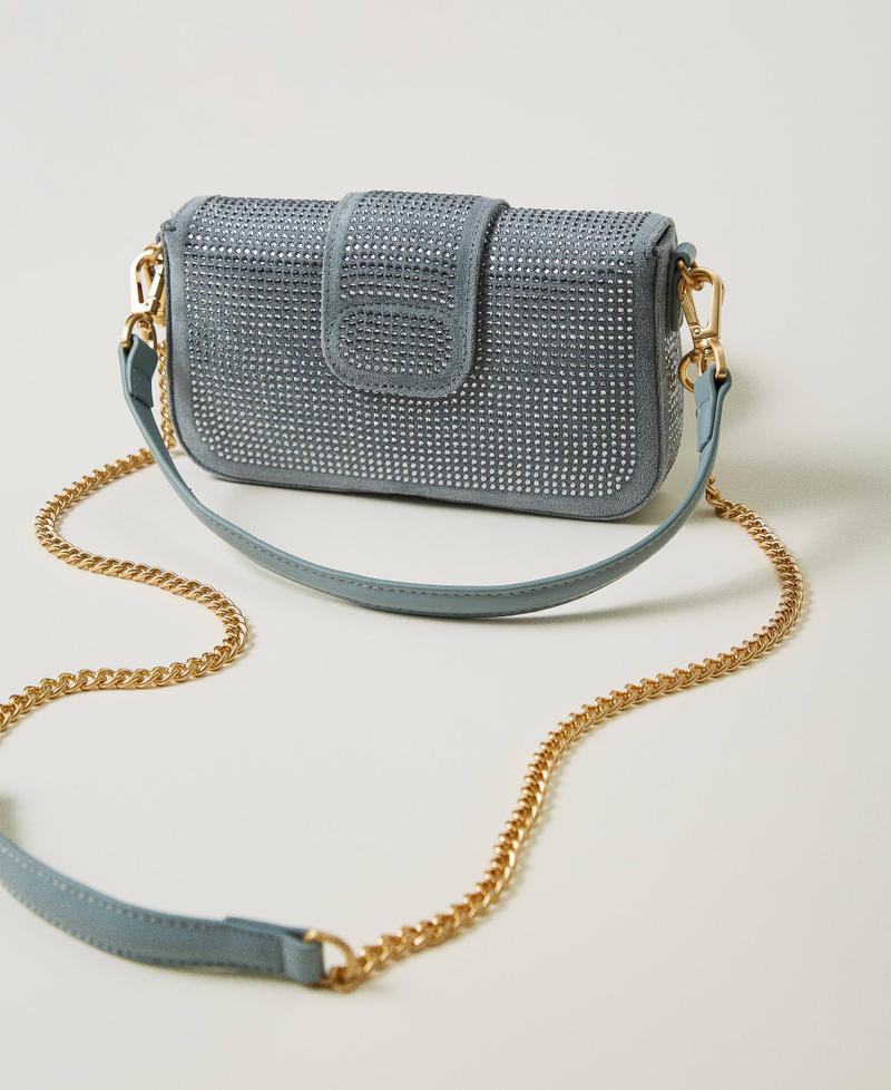 Scee by twin set Borsa a tracolla 'Amie' piccola con strass Vendita