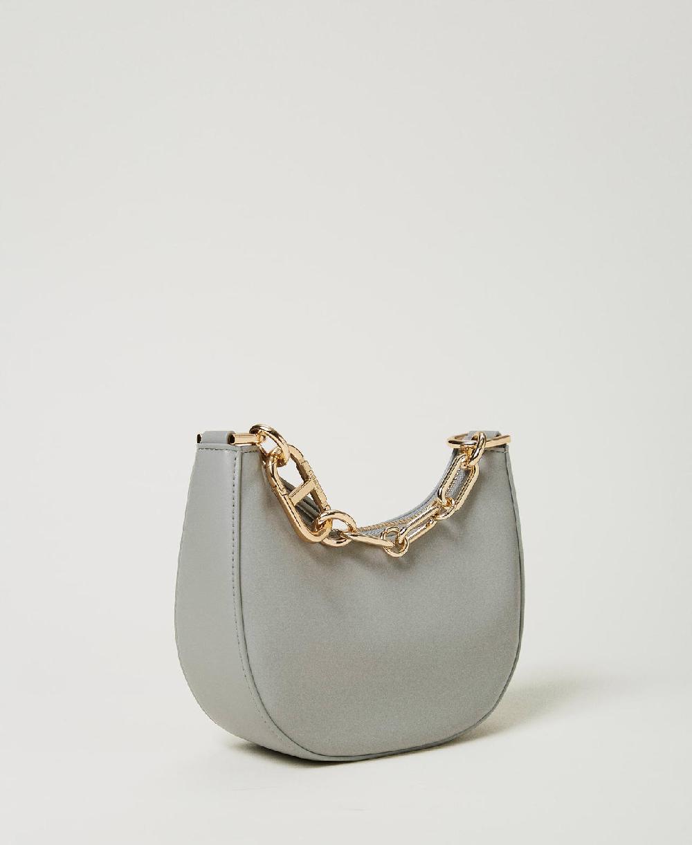 Scee by twin set Borsa ‘Mini Croissant’ con chiusura Oval T Promozione