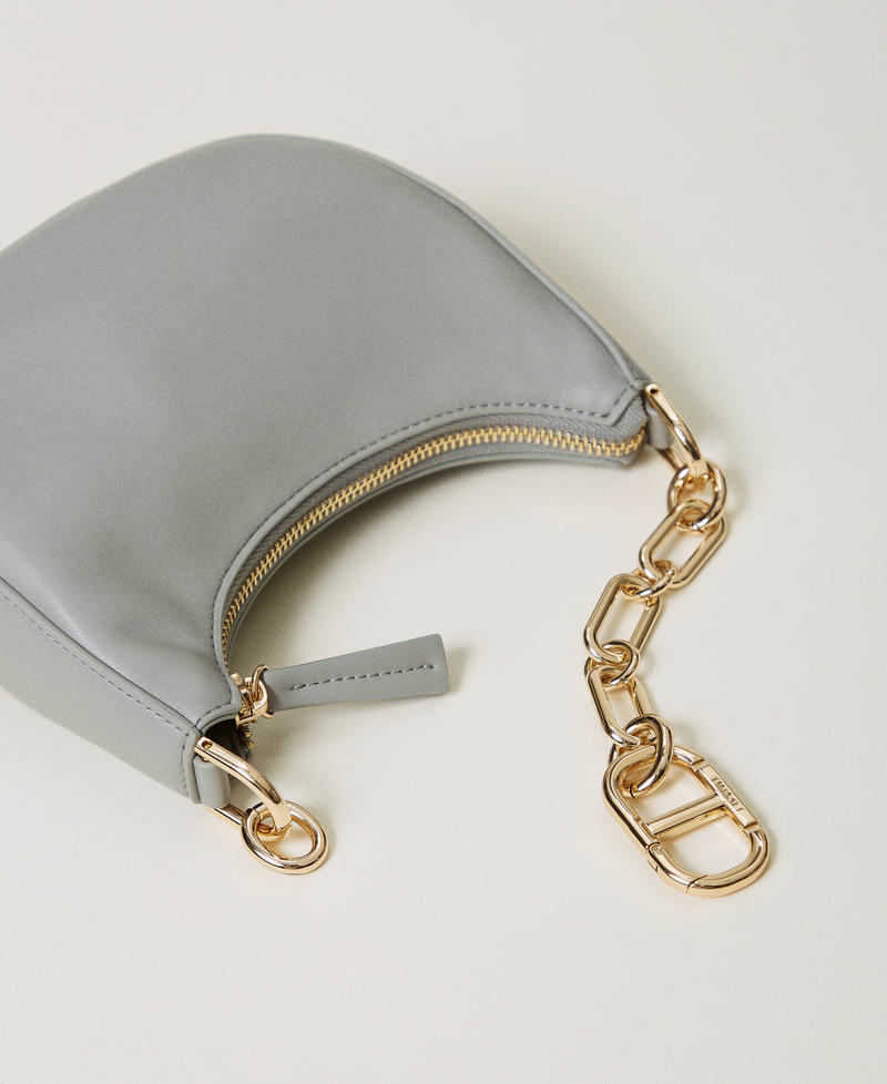 Scee by twin set Borsa ‘Mini Croissant’ con chiusura Oval T Promozione