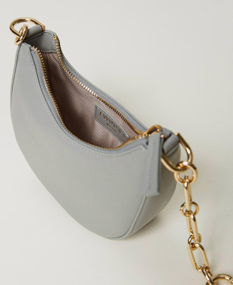 Scee by twin set Borsa ‘Mini Croissant’ con chiusura Oval T Promozione