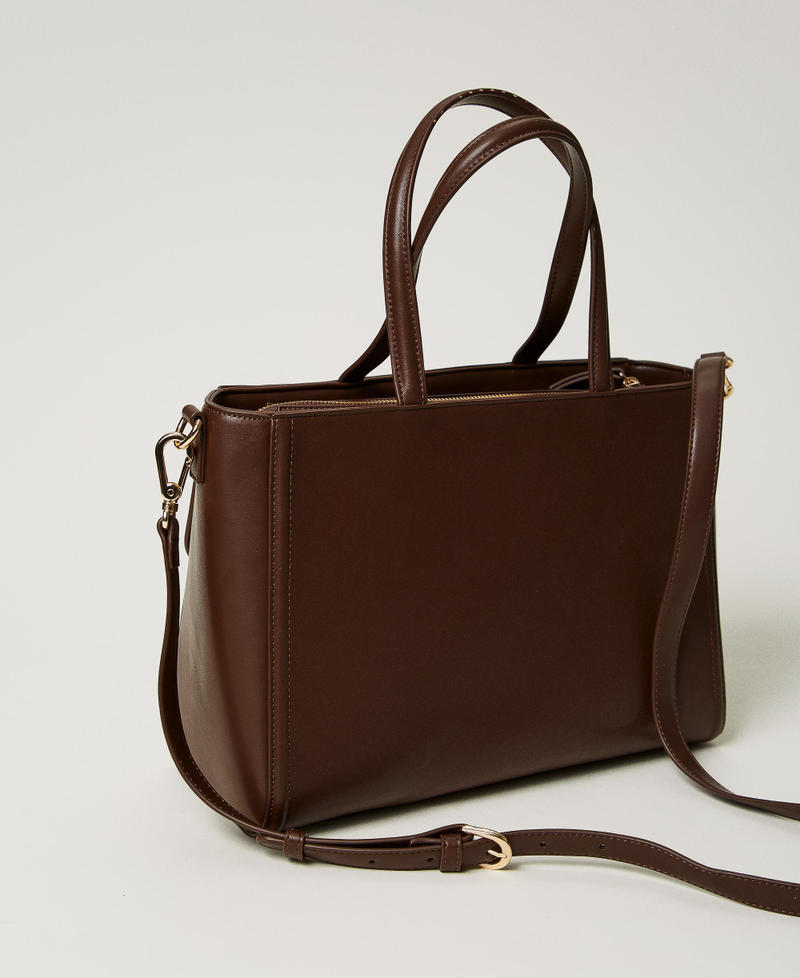 Scee by twin set Borsa shopper ‘Brera’ con apertura Oval T Soddisfazione Garantita