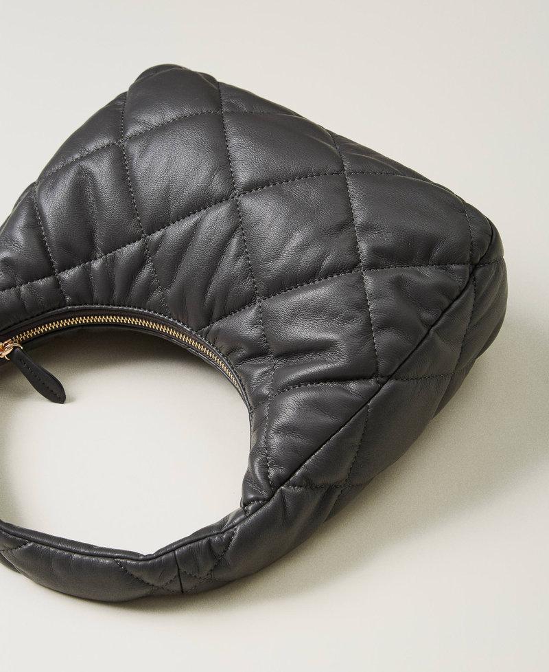 Scee by twin set Borsa hobo media quilted imbottita Consegna Veloce