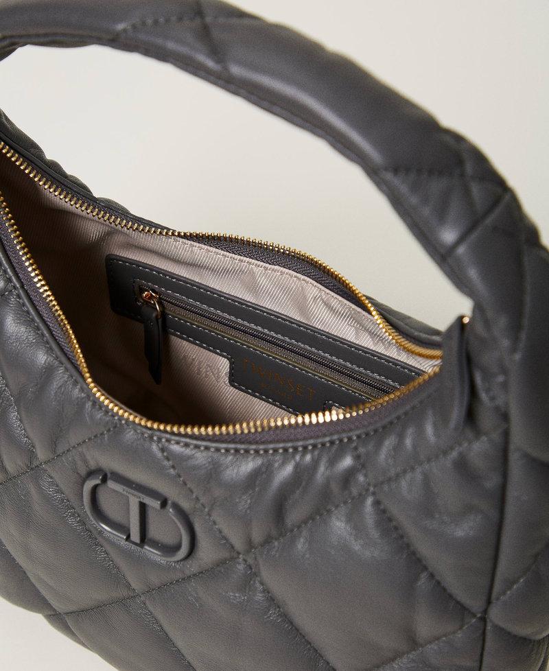 Scee by twin set Borsa hobo media quilted imbottita Consegna Veloce
