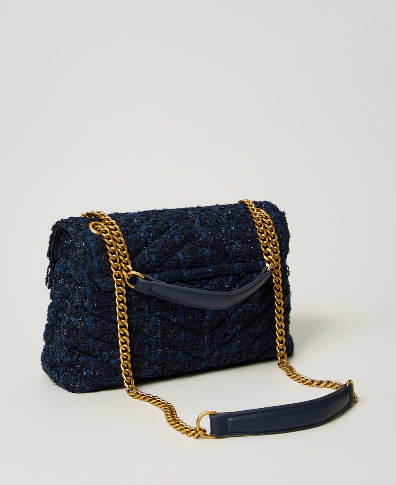 Scee by twin set Borsa a tracolla 'Dreamy' media in tweed Sottocosto