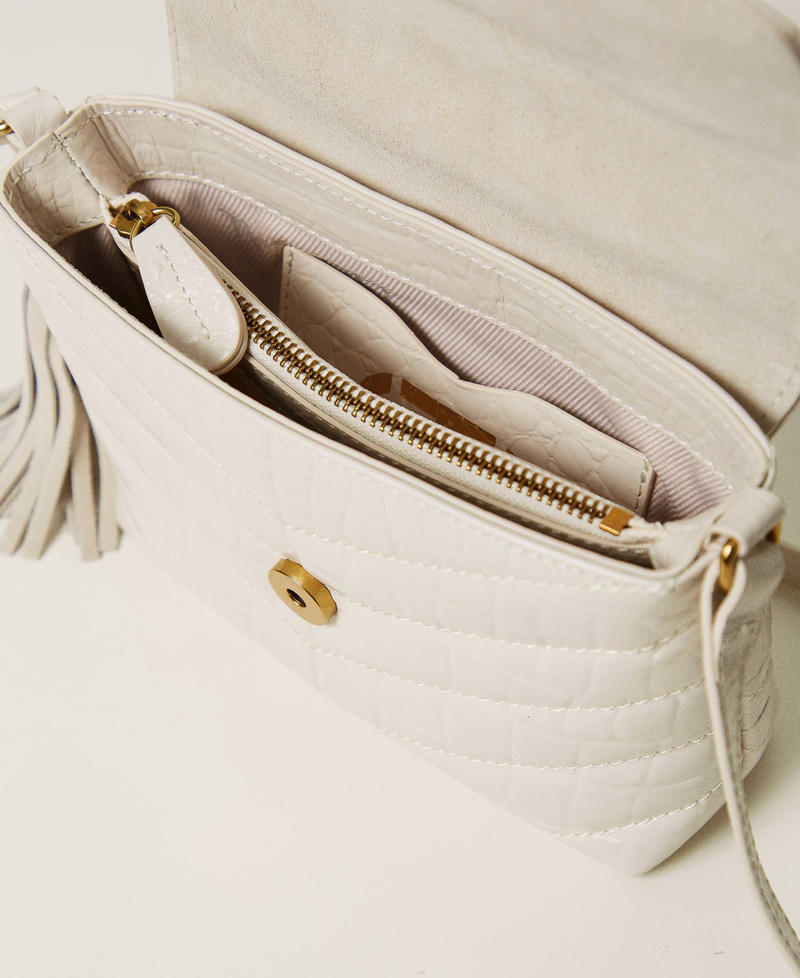 Scee by twin set Borsa a tracolla 'Dreamy' piccola in pelle stampa cocco Outlet