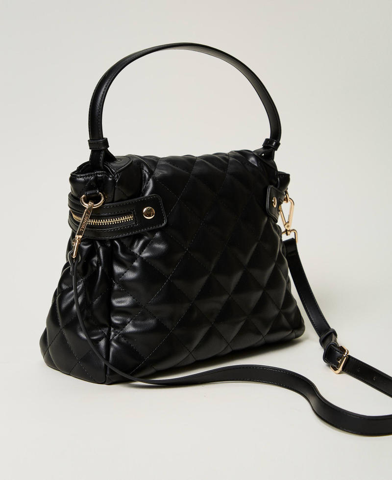 Scee by twin set Borsa top handle ‘Cécile’ grande trapuntata Lightning offer