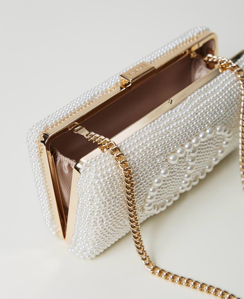 Scee by twin set Clutch con perle e Oval T Nuovi prodotti