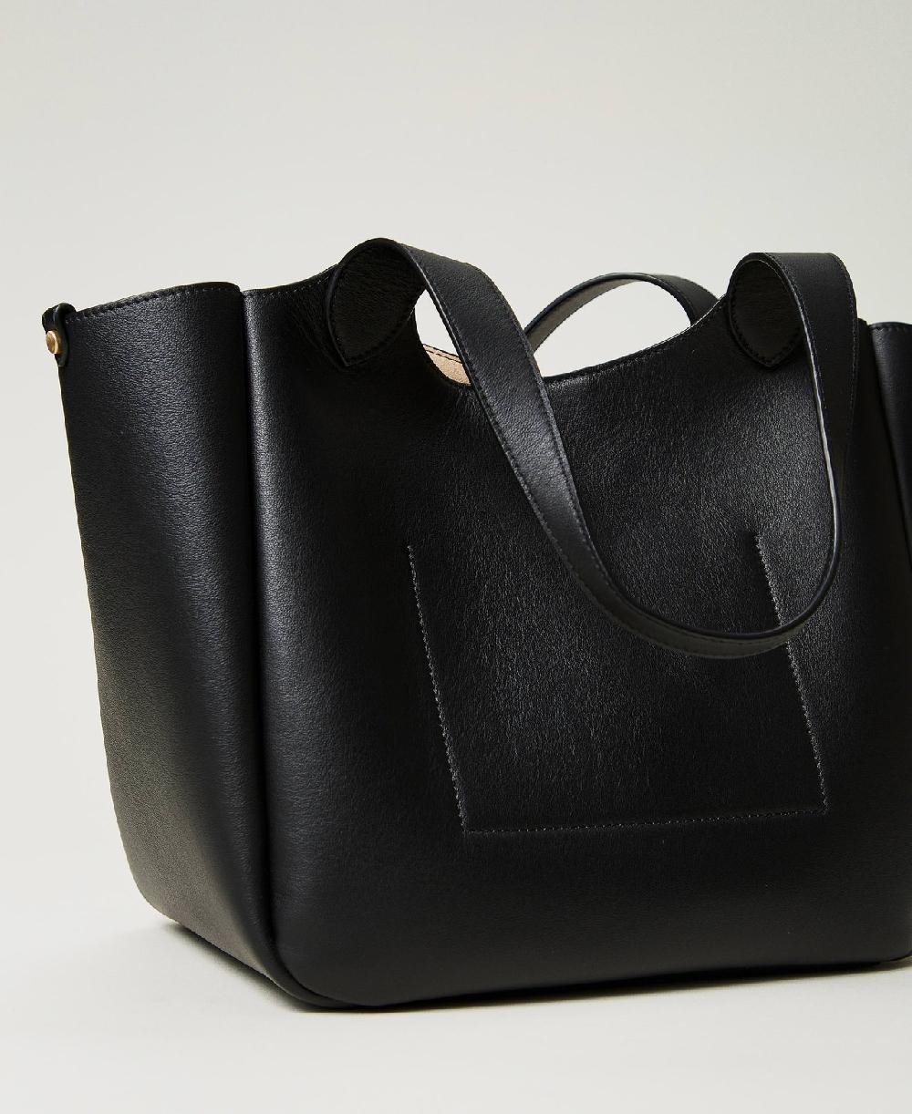 Scee by twin set Borsa shopper ‘Forever’ in pelle I Più Venduti