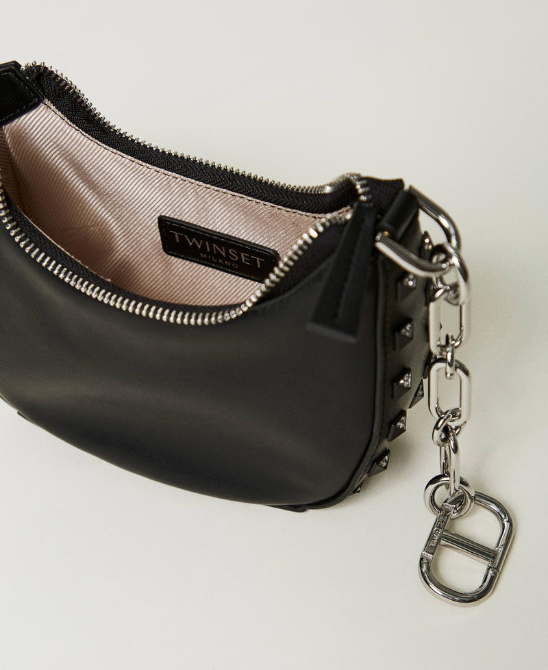 Scee by twin set Borsa ‘Mini Croissant’ con borchie 2025