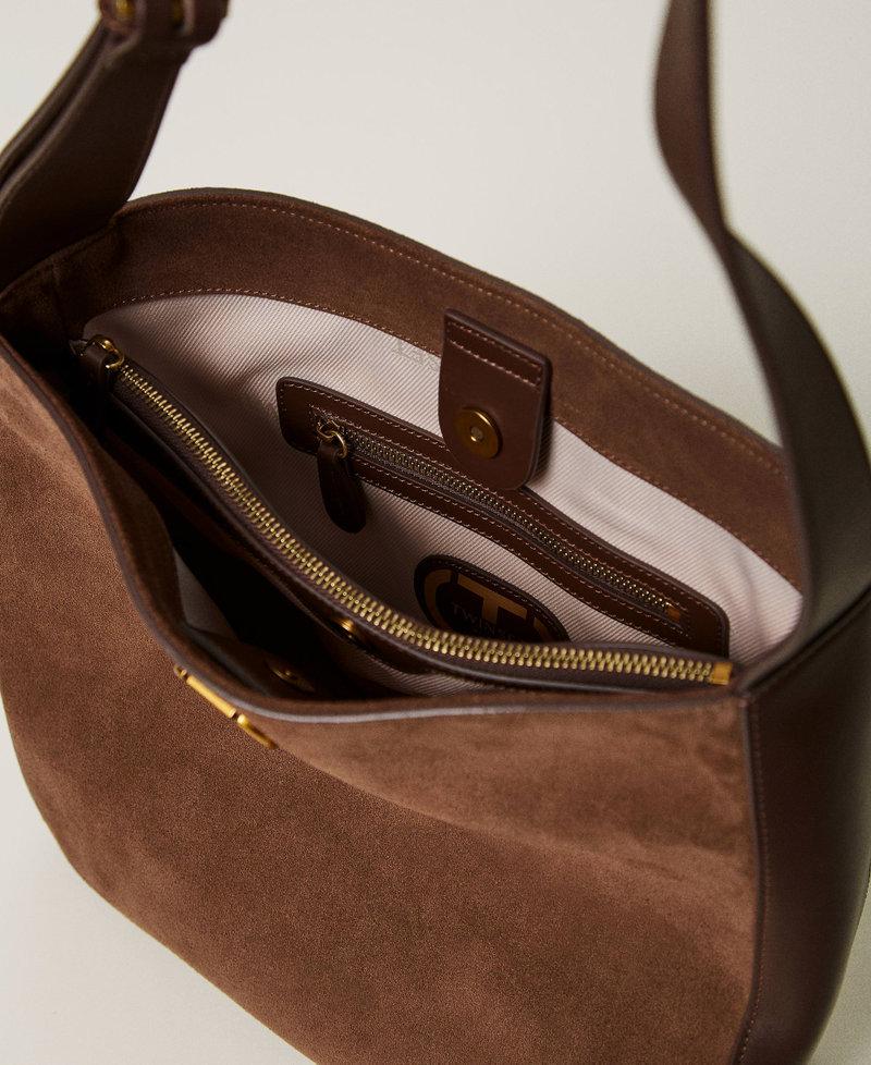 Scee by twin set Borsa hobo ‘Chelsea’ in pelle Italia