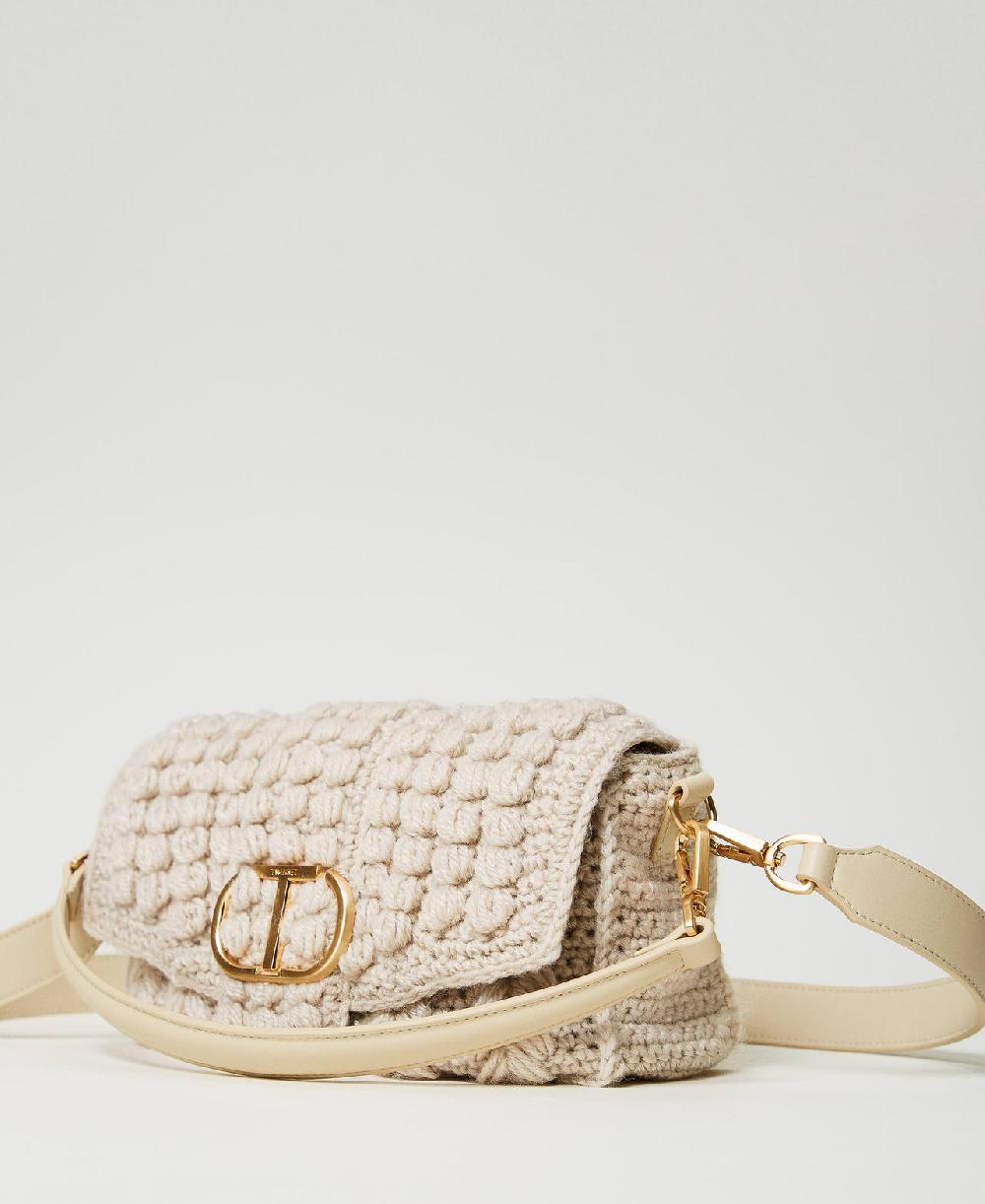 Scee by twin set Borsa a tracolla 'Amie' media in tricot Pezzi Unici
