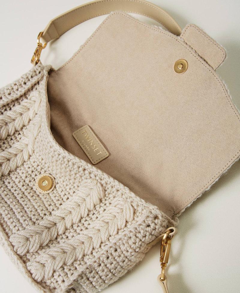 Scee by twin set Borsa a tracolla 'Amie' media in tricot Pezzi Unici