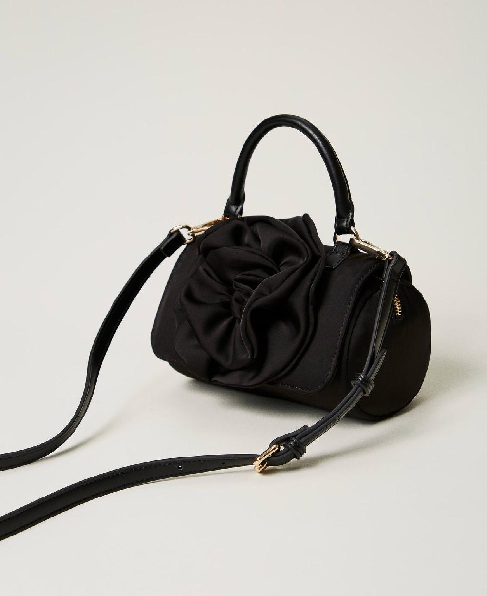 Scee by twin set Borsa a tracolla con maxi fiore Acquista Ora