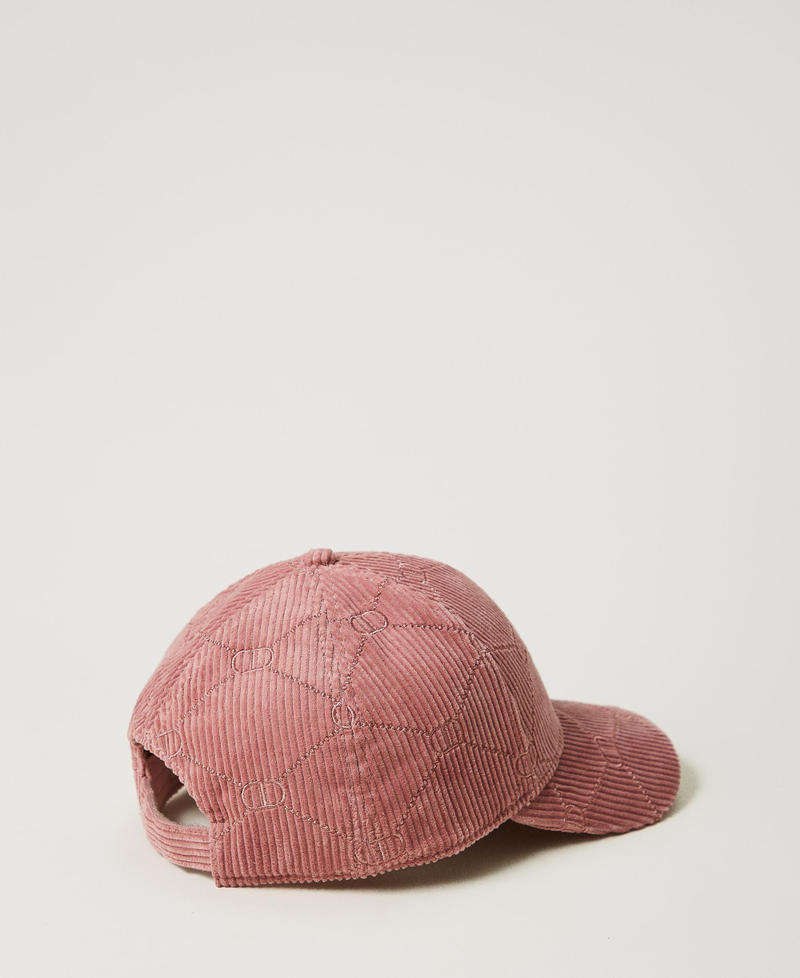Scee by twin set Cappello da baseball in velluto con Oval T Hotsell