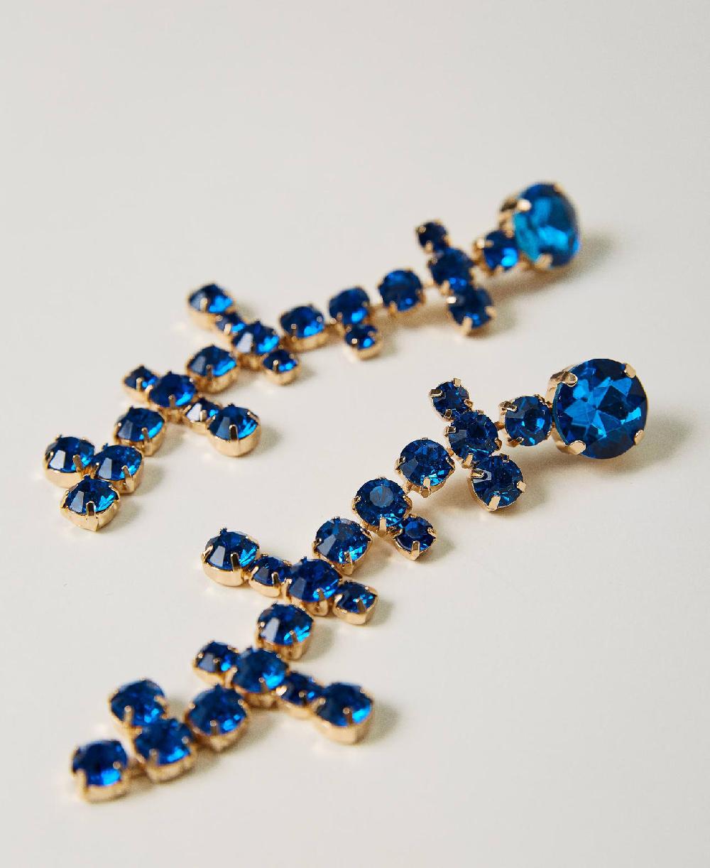 Scee by twin set Orecchini pendenti con strass Vendita Economica