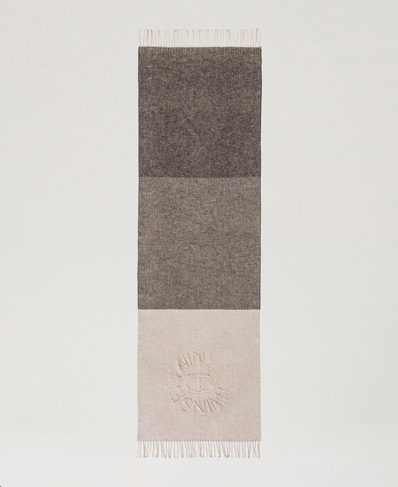 Scee by twin set Stola in panno con frange Soddisfazione Garantita