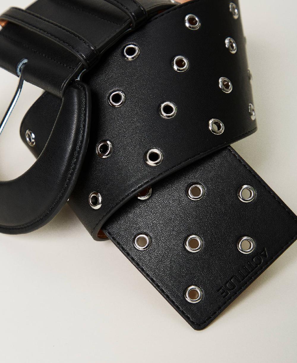 Scee by twin set Cintura a vita alta con occhielli Pezzi Unici
