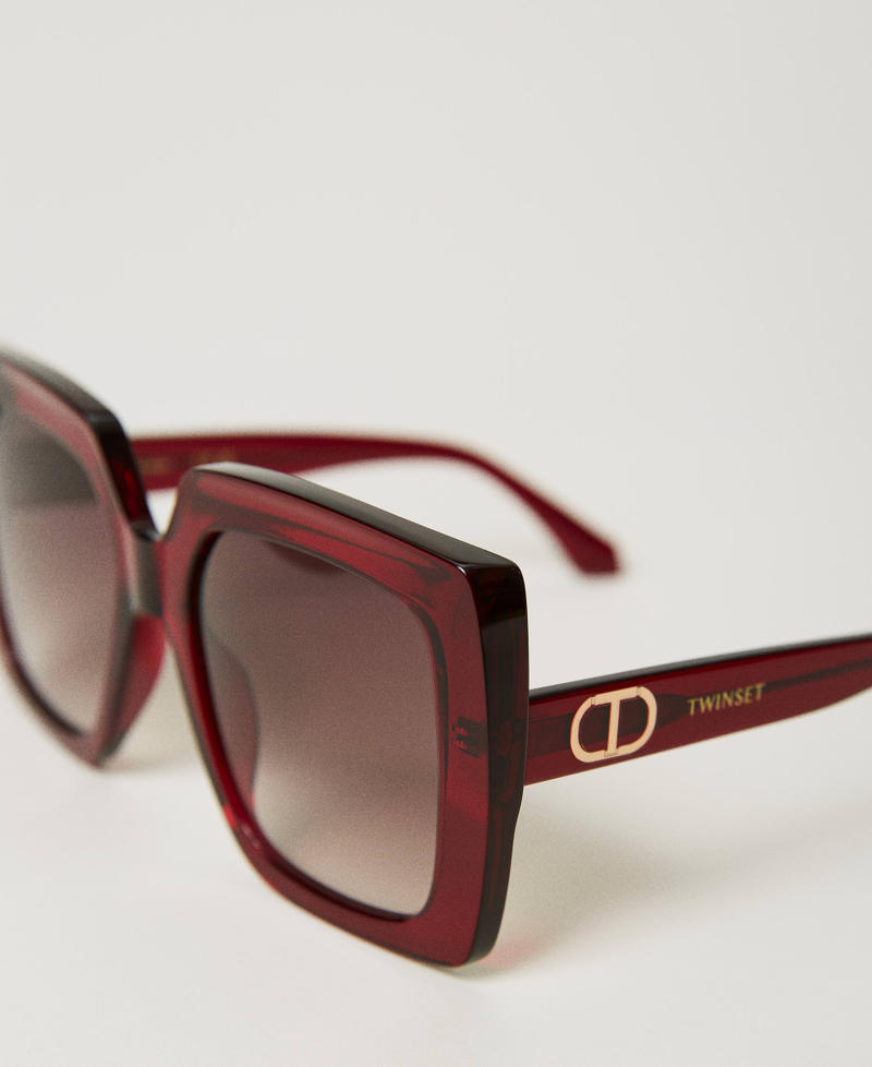 Scee by twin set Occhiali da sole squadrati oversize Novità