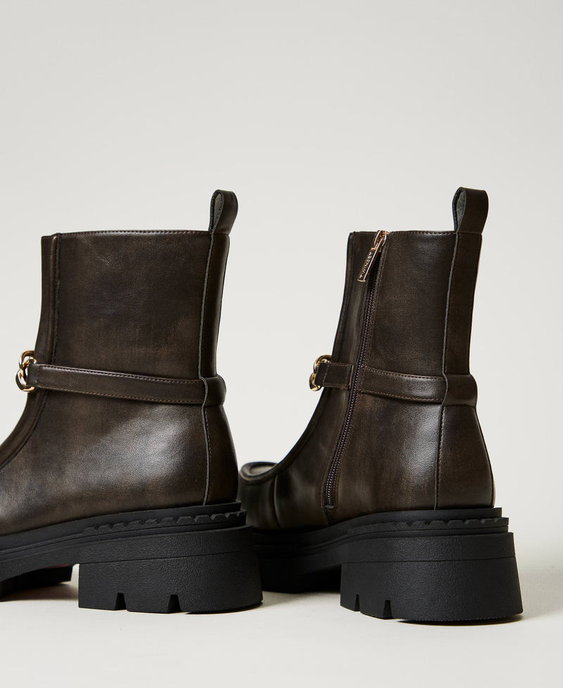 Scee by twin set Stivaletti con morsetto Oval T Shopping Online