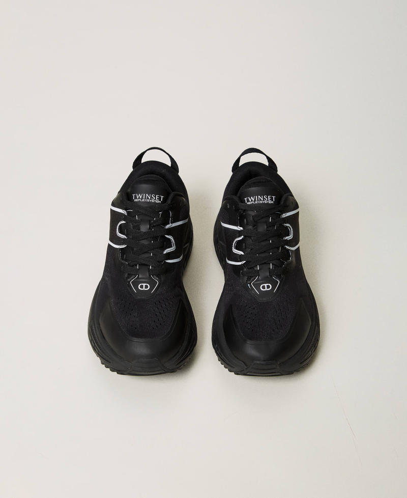Scee by twin set Sneakers Fessura a righe con logo a contrasto Affare Del Giorno