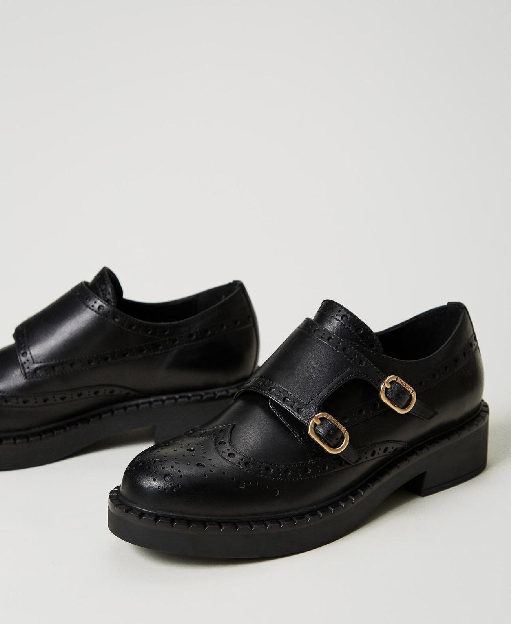 Scee by twin set Scarpe in pelle con cinturini Convenienza