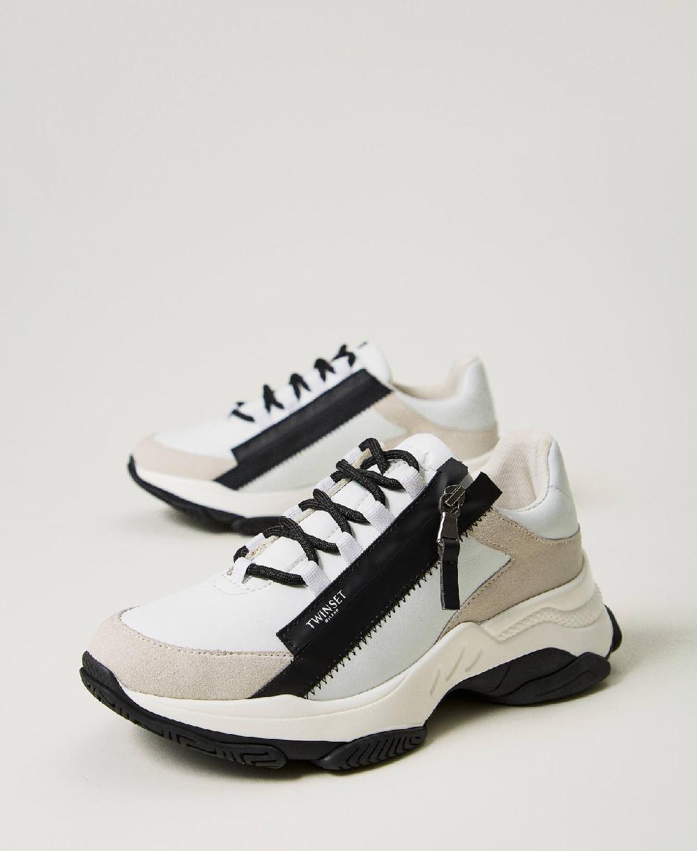 Scee by twin set Sneakers running con zip Economico
