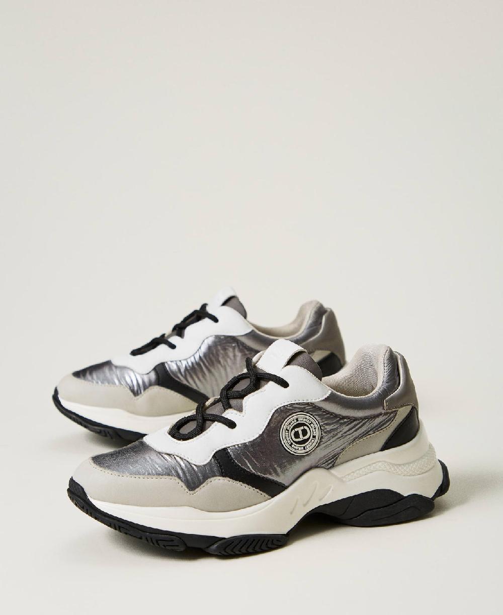 Scee by twin set Sneakers running color block Vendita Economica