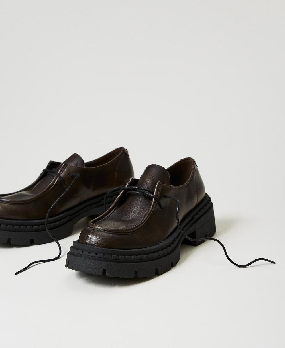 Scee by twin set Scarpe stringate con Oval T Saldi Di Fabbrica