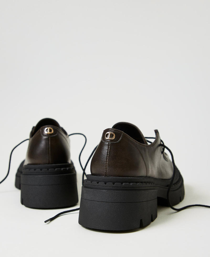 Scee by twin set Scarpe stringate con Oval T Saldi Di Fabbrica