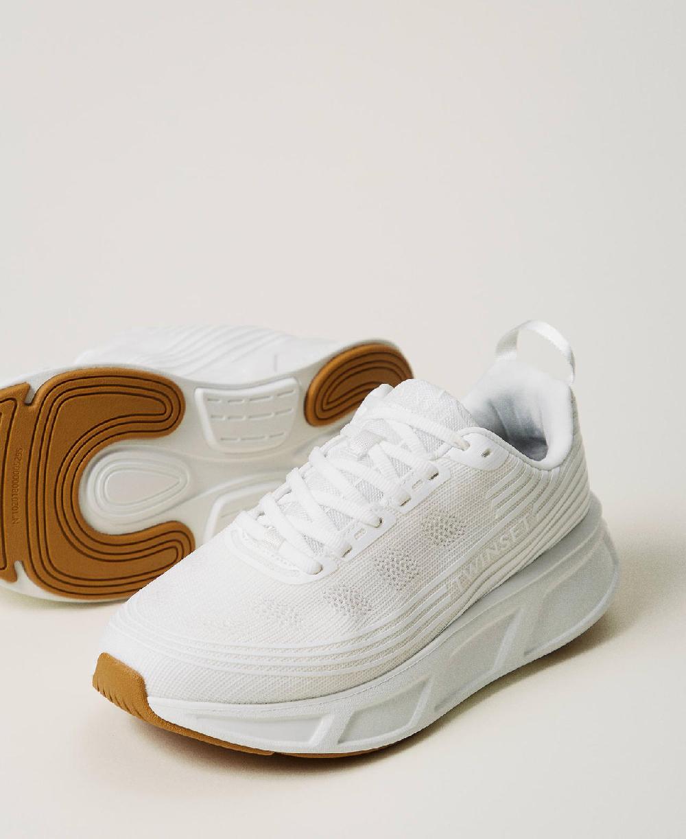 Scee by twin set Sneakers Fessura a righe con logo I Più Venduti