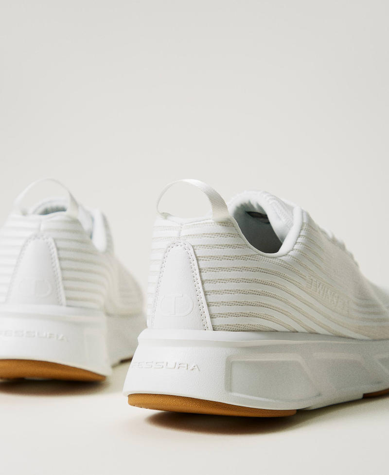 Scee by twin set Sneakers Fessura a righe con logo I Più Venduti