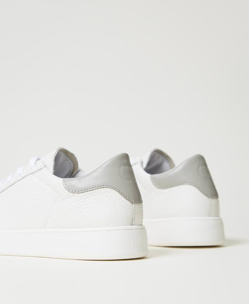 Scee by twin set Sneakers in pelle con Oval T Moda