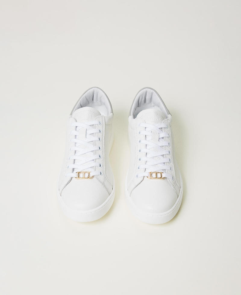 Scee by twin set Sneakers in pelle con Oval T Moda