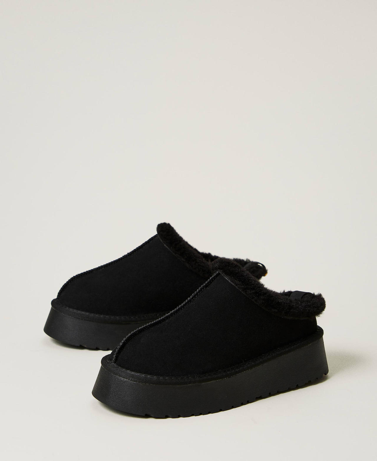 Scee by twin set Scarpe sabot con faux fur Vendita