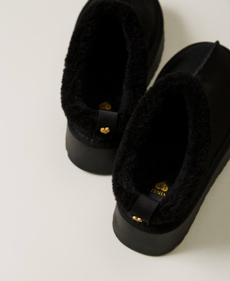 Scee by twin set Scarpe sabot con faux fur Vendita
