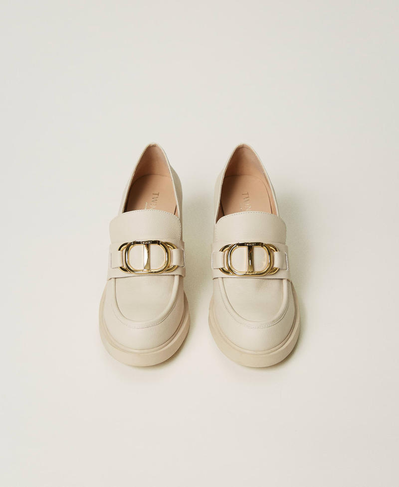 Scee by twin set Mocassini alti con morsetto Oval T Pezzi Unici