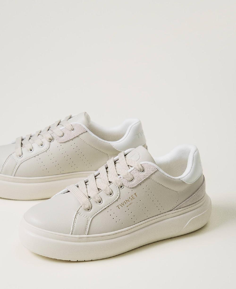 Scee by twin set Sneakers traforate con logo Duty-free