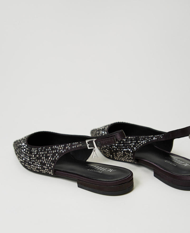 Scee by twin set Ballerine sling back con strass Consegna Veloce