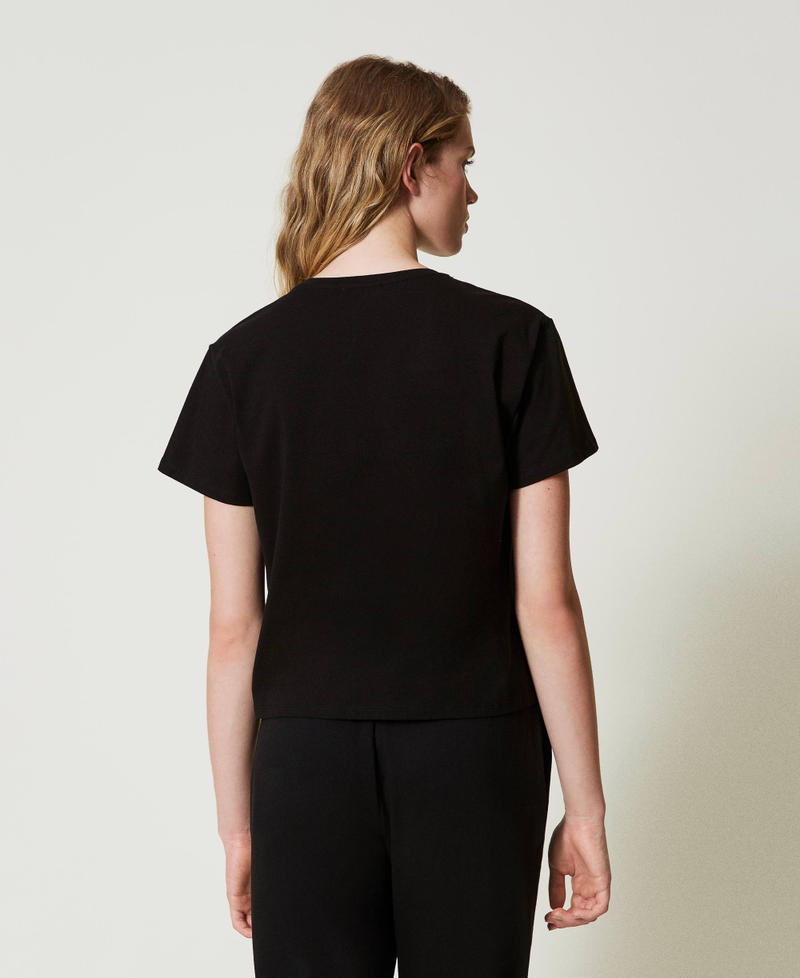 Scee by twin set T-shirt con morsetto a cuore Outlet