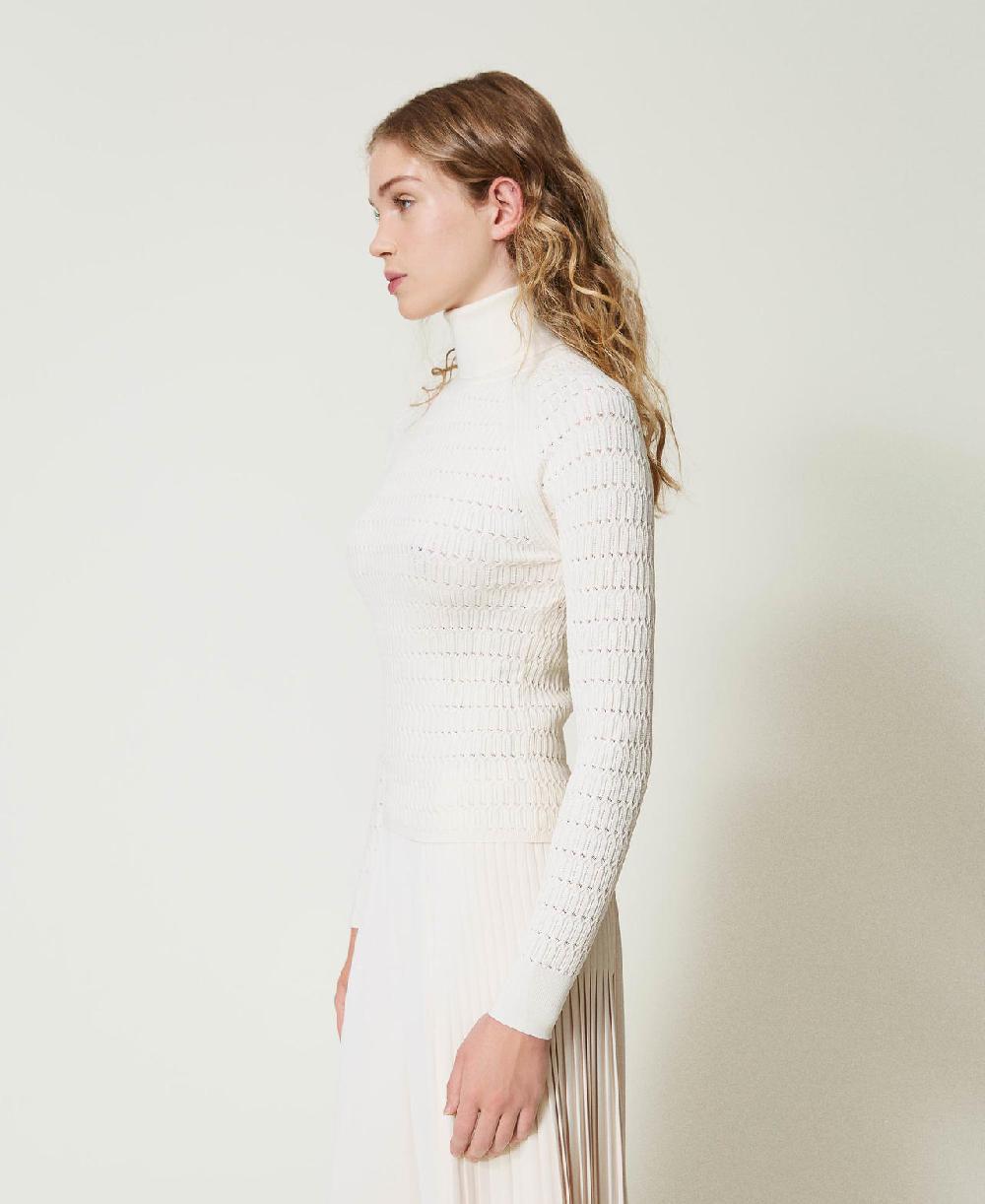 Scee by twin set Maglia fitted a collo alto Offerte