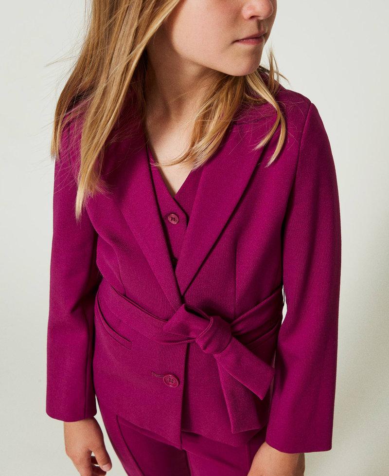Scee by twin set Giacca blazer monopetto con cintura Nuovo