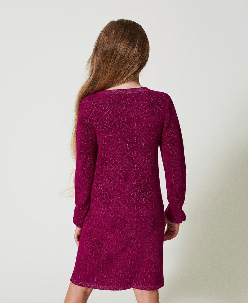 Scee by twin set Abito corto in maglia jacquard con Oval T Spedizione Gratuita